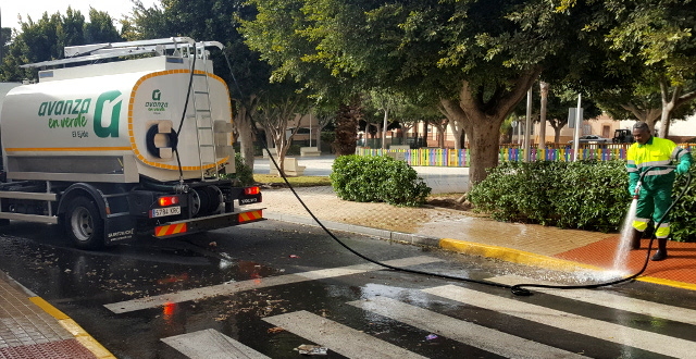 Baldeo Mixto de Aceras y Calzadas